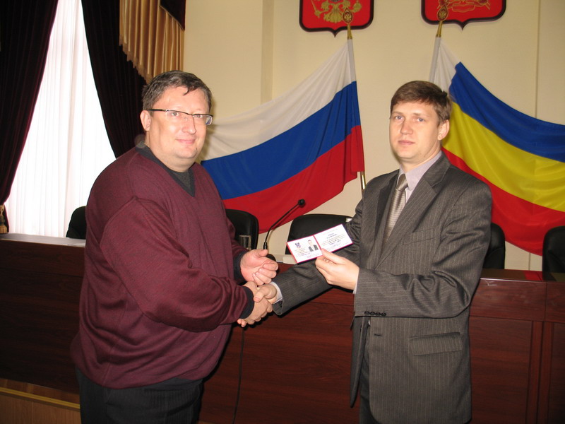 Первое организационное заседание территориальной избирательной комиссии Усть-Донецкого района 12.01.2011 года